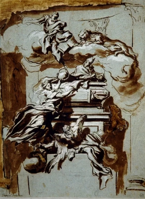 Studio per un monumento funebre - Museo Poldi Pezzoli, Milano